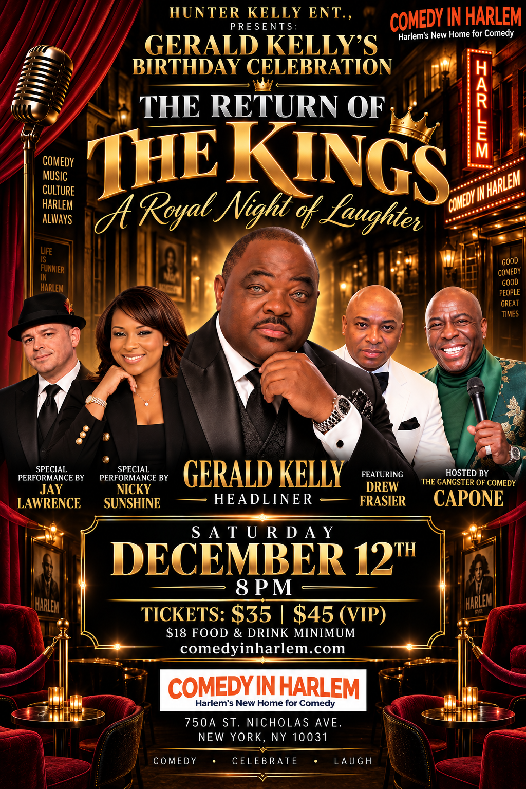 Gerald Kelly's Birthday Celebration – The Return of the Kings flyer